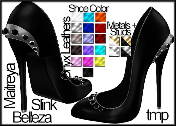 ONYX - SHOES SLINKS BELLEZAS MAITREYA HUD DRIVEN