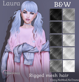 {Limerence} Laura hair-B&W