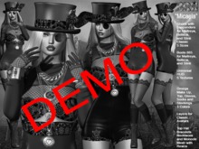 **DEMO**MICAELA STEAMPUNK STYLE UNIVERSAL HUD 5 TEXTURES**