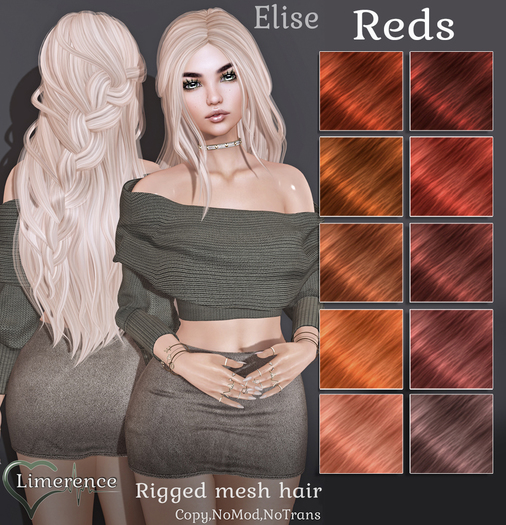 {Limerence} Elise hair-Reds