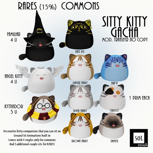[byDesign] Sitty Kitty CRATE - Kyttindor RARE