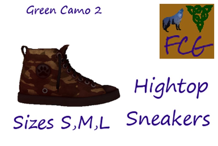High Tops Green Camo 2