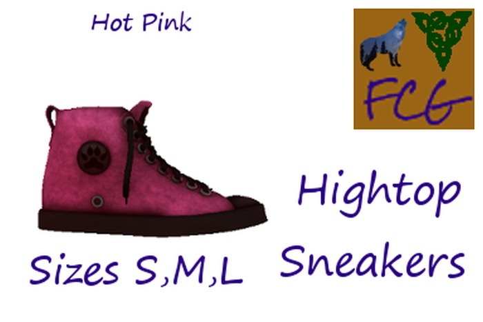 High Tops Hot Pink