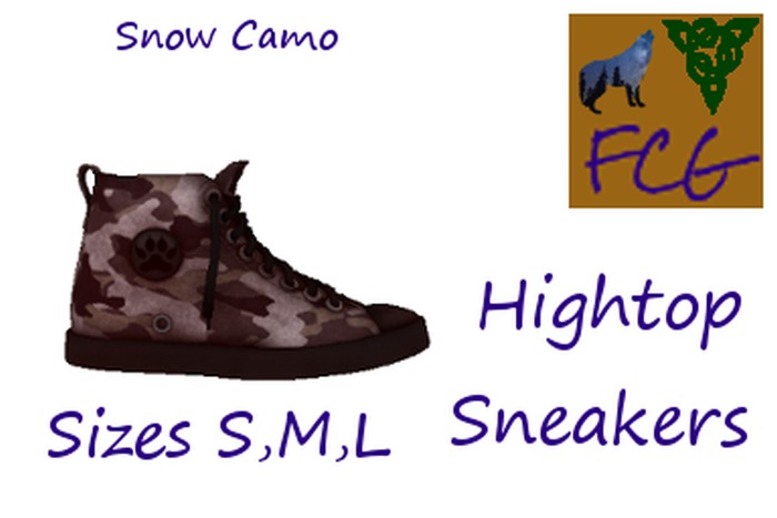 High Tops Snow Camo