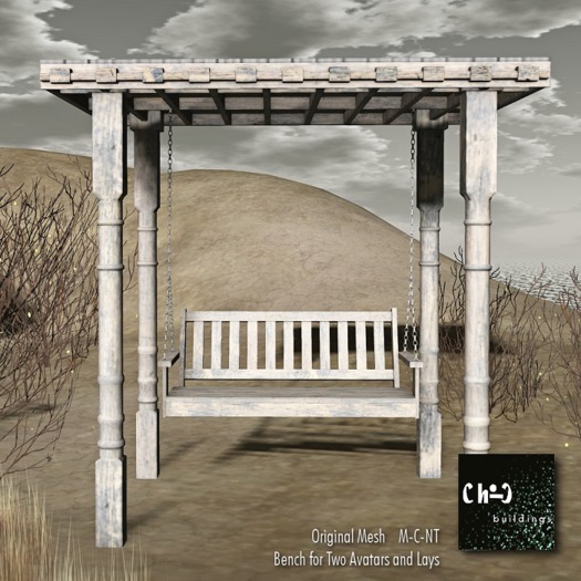 [Cb] Country Cottage GOG portico and bench