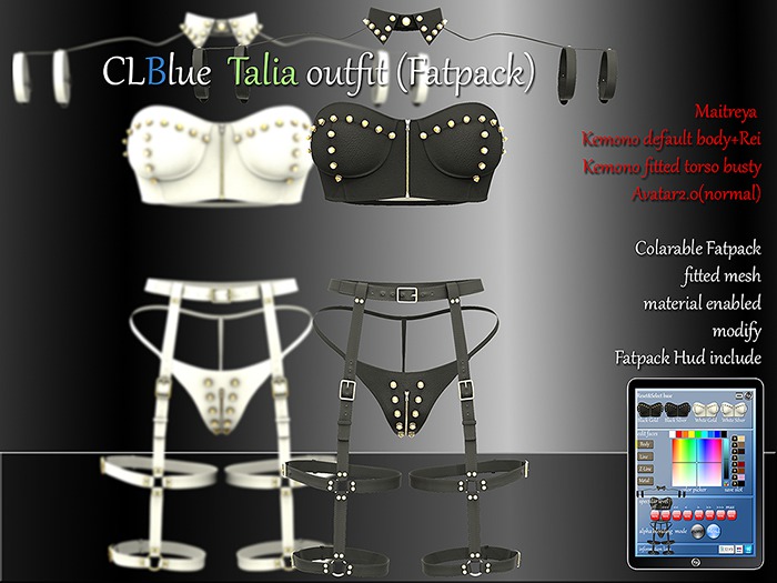 CLBlue-Talia outfit(Fatpack)