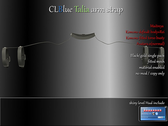 CLBlue-Talia arm strap