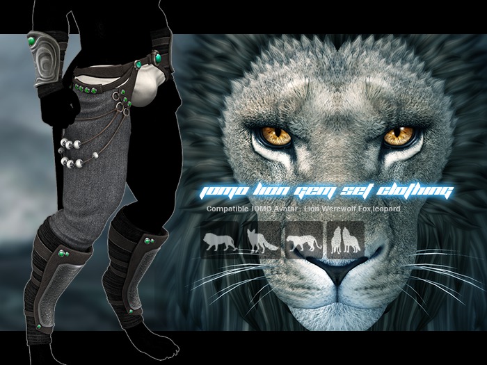 JOMO Male Lion Gem Set A