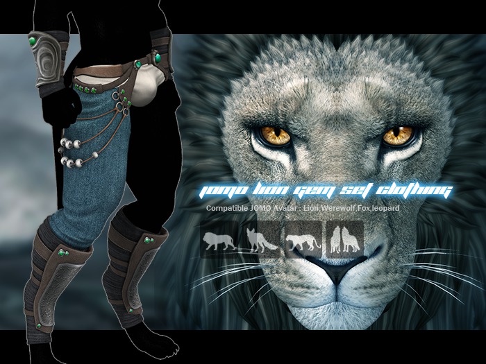 JOMO Male Lion Gem Set D