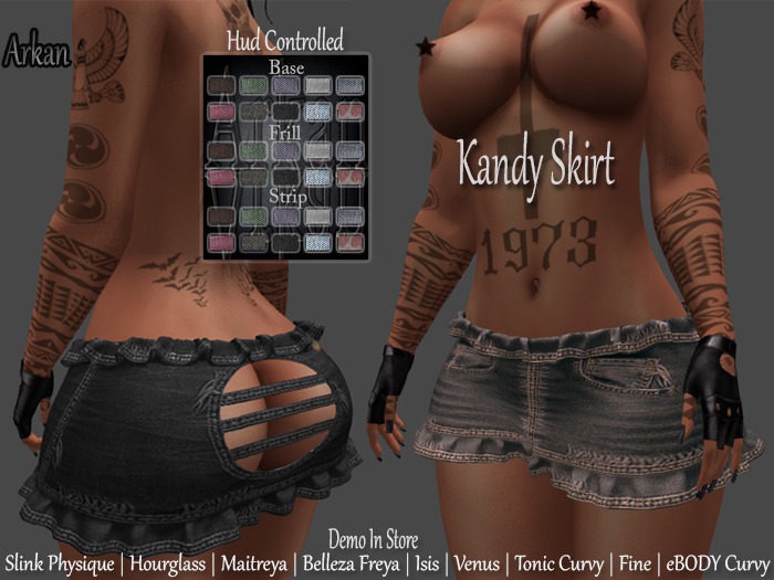 .::Arkan::. Kandy Skirt + Fitmesh