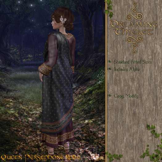 Dreaming Thicket - Queen Persephone Robe - Hades
