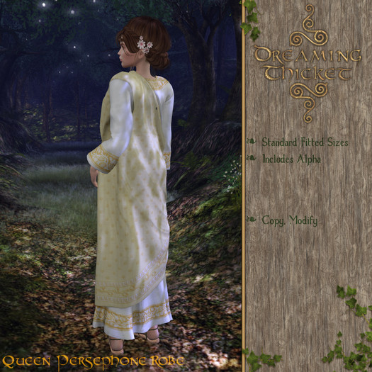 Dreaming Thicket - Queen Persephone Robe - Kore
