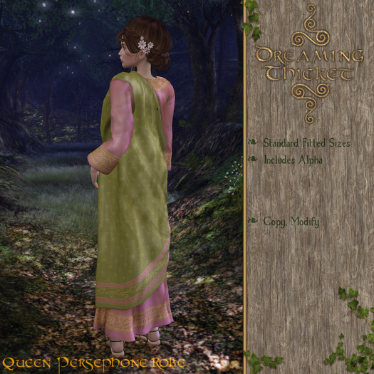Dreaming Thicket - Queen Persephone Robe - Prosperina