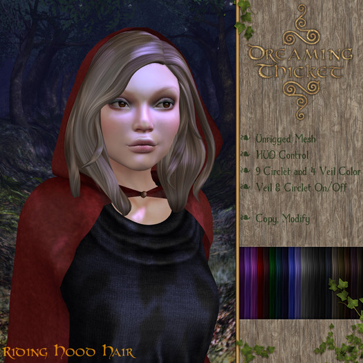 Dreaming Thicket - Riding Hood Hair - Darkness