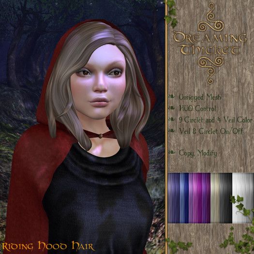 Dreaming Thicket - Riding Hood Hair - Moonlight