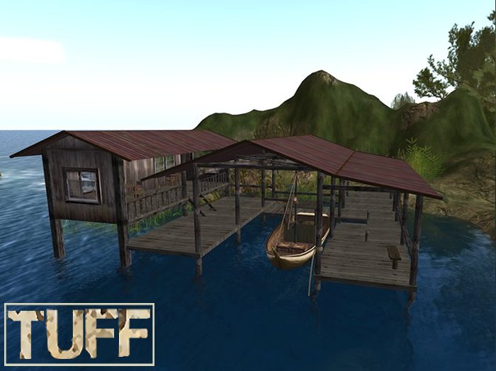 [TUFF] Brown Fishing Boat Boathouse Rezzer