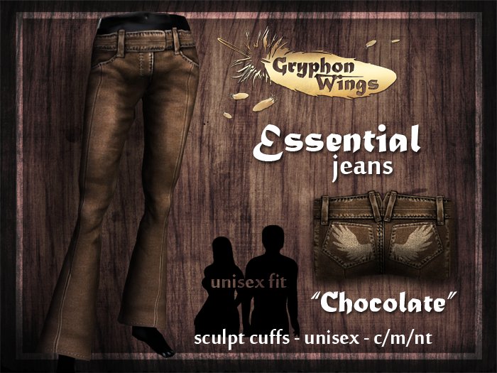 ~GW~ Essential Jeans: Chocolate