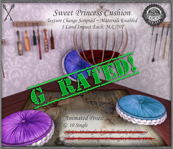 ~*S.E.*~ Sweet Princess Cushion (G)