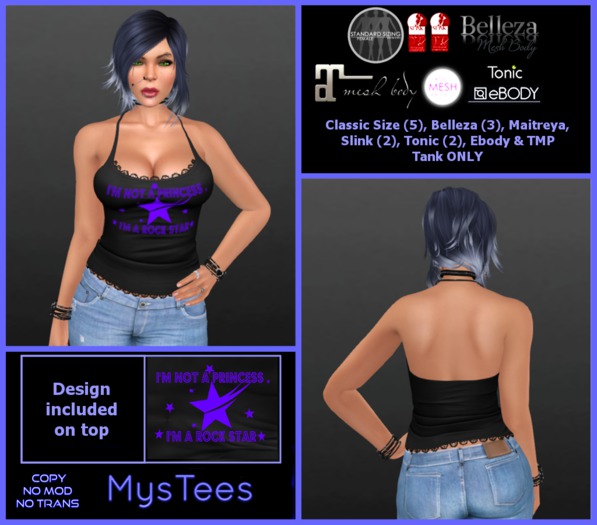 **MysTees** Rockstar Tee -Boxed