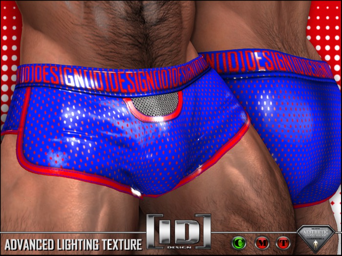 [ ID ] Air Blue & Red Short for (NIRAMYTH) - AESTHETIC