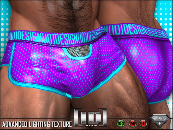 [ ID ] Air Purple & Aqua Short for (NIRAMYTH) - AESTHETIC