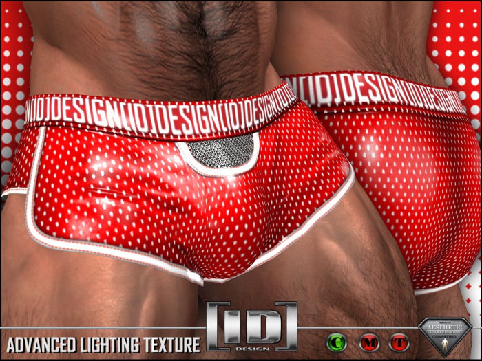 [ ID ] Air Red & White Short for (NIRAMYTH) - AESTHETIC