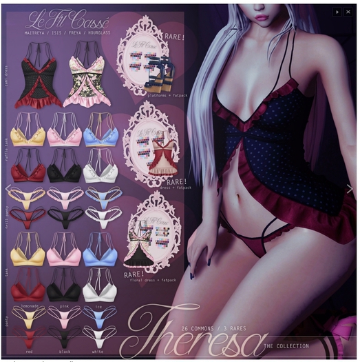 {le fil casse} Theresa Collection Panty Maitreya White