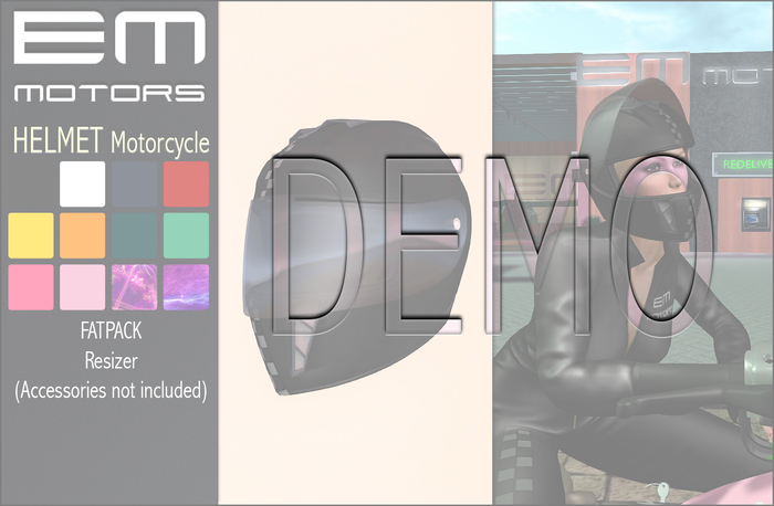 =EMM= Helmet Motorcycle [BOXED] DEMO