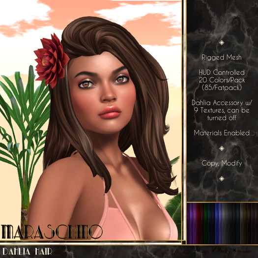 Maraschino - Dahlia Hair - Darkness