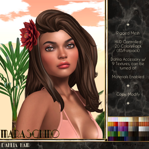 Maraschino - Dahlia Hair - Fatpack
