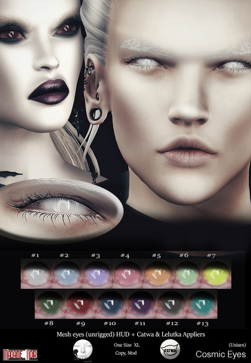 Cosmic Eyes pack by Madame Noir