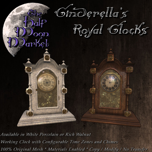 The  Half Moon Market - Cinderella's Royal Clock - Fat Pack!