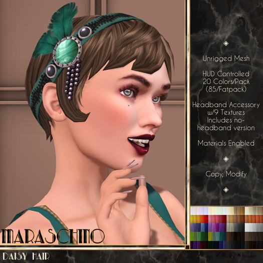 Maraschino - Daisy Hair - Fatpack