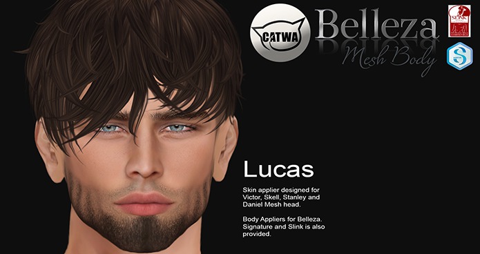 LUCAS - MALE -  SKIN - TONE 3