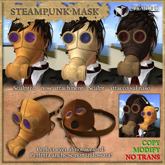 [AD] Steampunk Mask - Maschera