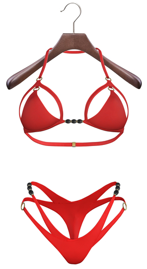 adorsy - Nicky Swimsuit Bikini Red - Maitreya
