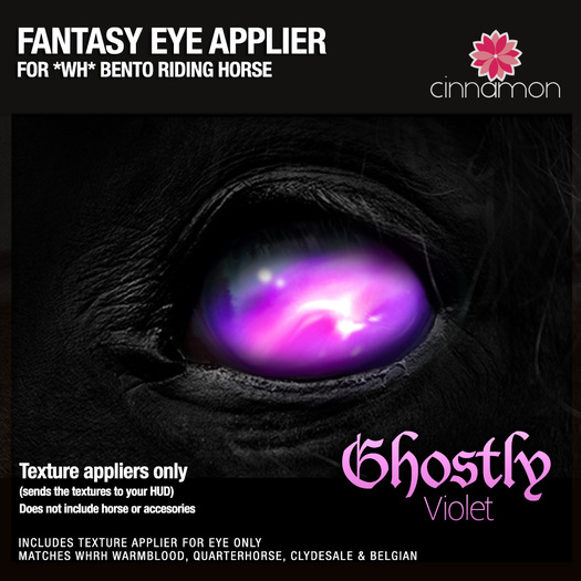 *CINNAMON* Eye applier - Ghostly-VIOLET - BOX