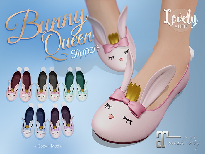 ((LovelyAlien))BunnyQueen - Slippers - Maitreya - FATPACK