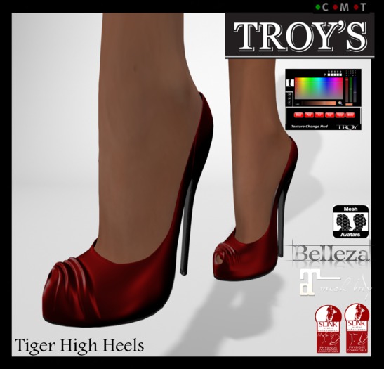 .:TROY'S:. Tiger  High Heels [Add]