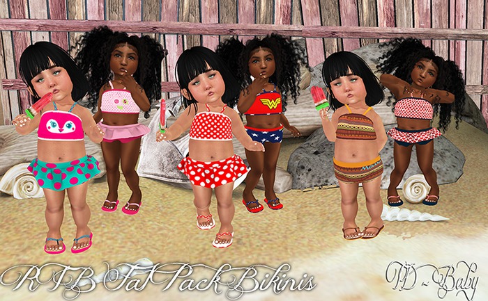 RTBFATPACK Bikinis ~ToddleeDoo Baby ~