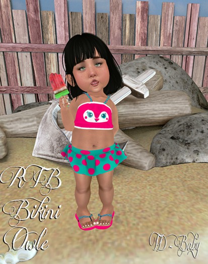 RTB Bikini Owl ~ToddleeDoo Baby ~