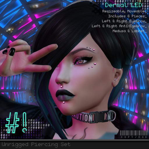 #hashbang! - Dermal LED Set - Pink