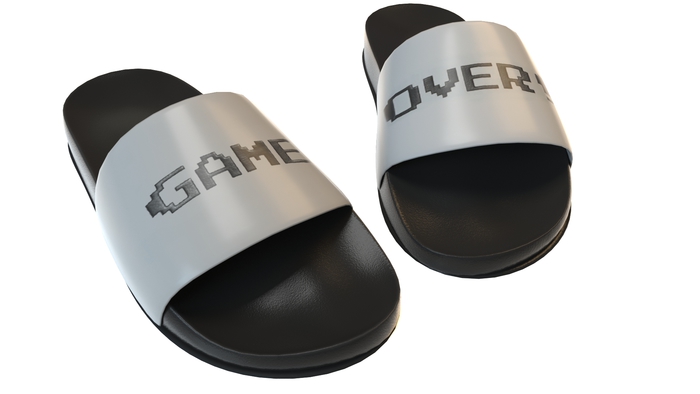Sandals Sliders shoes GameOver