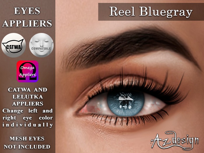Az... Reel Bluegray (EYES APPLIERS)