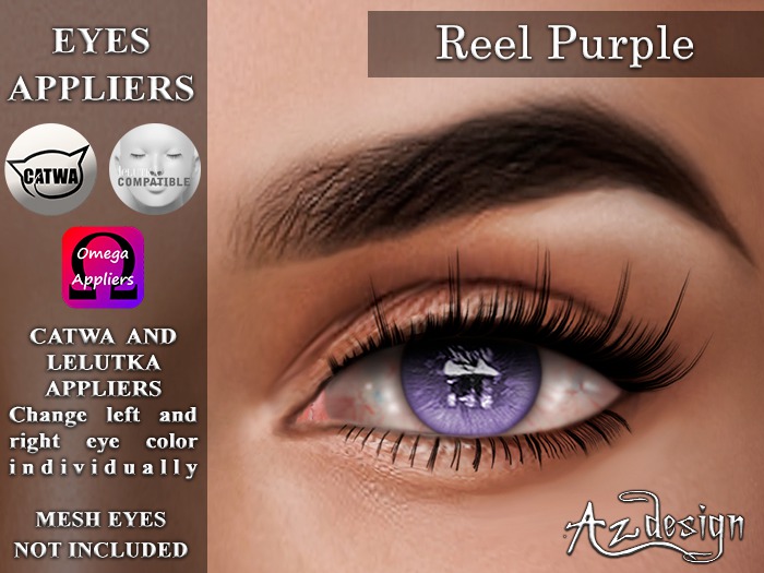 Az... Reel Purple (MESH EYES/BoM EYES)