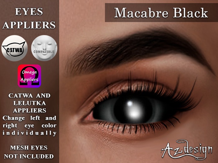 Az... Macabre Black (EYES APPLIERS)