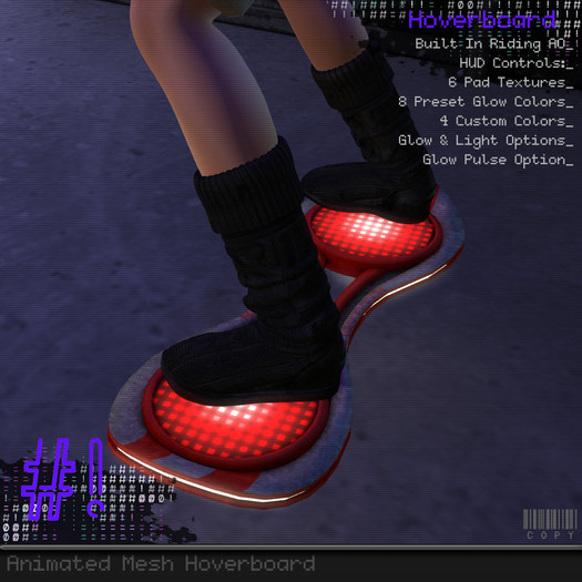 #hashbang! - Hoverboard - Hot Rod Red