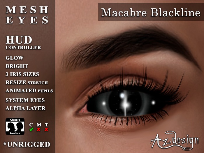 Az... Macabre Blacklin (MESH EYES)