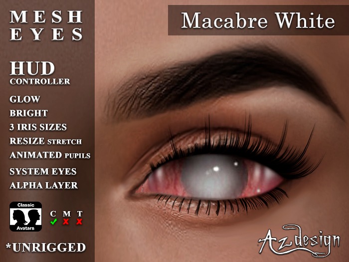 Az... Macabre White (MESH EYES)