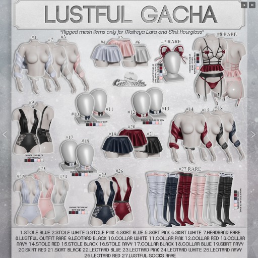 Caboodle - Lustful Skirt - Red - Maitreya